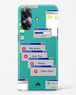 Too Many Open Tabs Hard Case Phone Cover (Realme)