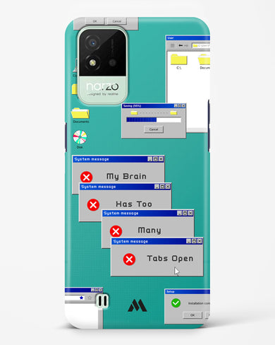 Too Many Open Tabs Hard Case Phone Cover (Realme)