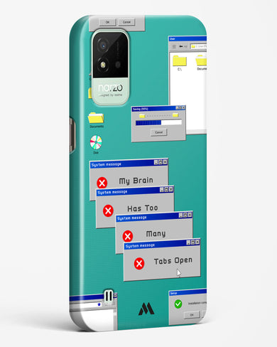 Too Many Open Tabs Hard Case Phone Cover (Realme)