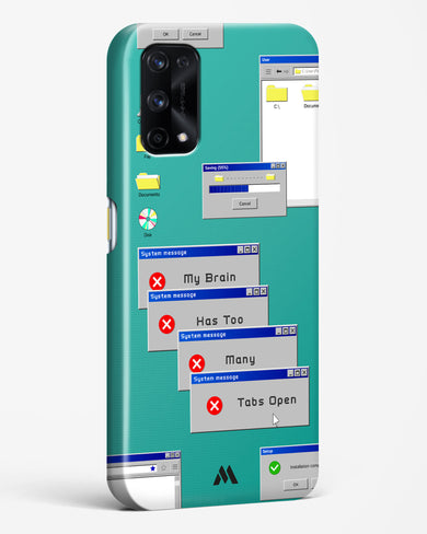 Too Many Open Tabs Hard Case Phone Cover (Realme)