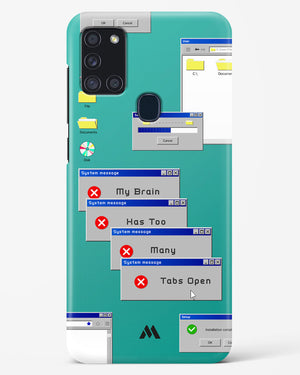 Too Many Open Tabs Hard Case Phone Cover (Samsung)