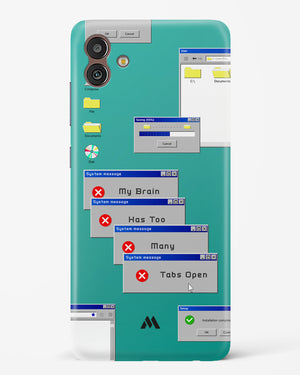 Too Many Open Tabs Hard Case Phone Cover (Samsung)