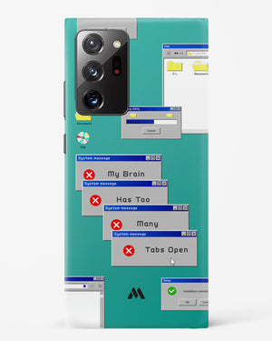 Too Many Open Tabs Hard Case Phone Cover (Samsung)