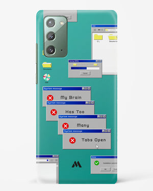 Too Many Open Tabs Hard Case Phone Cover (Samsung)