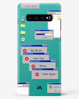 Too Many Open Tabs Hard Case Phone Cover (Samsung)