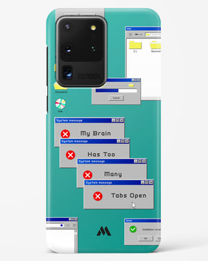 Too Many Open Tabs Hard Case Phone Cover (Samsung)