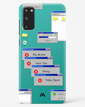 Too Many Open Tabs Hard Case Phone Cover (Samsung)