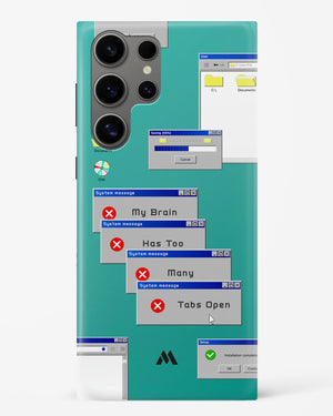 Too Many Open Tabs Hard Case Phone Cover (Samsung)