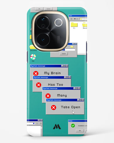 Too Many Open Tabs Hard Case Phone Cover (Vivo)