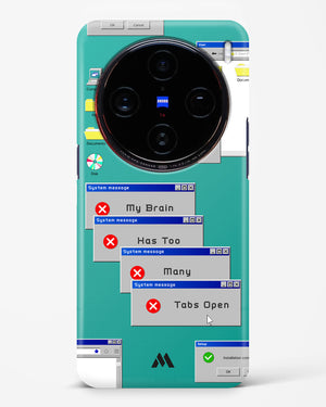 Too Many Open Tabs Hard Case Phone Cover (Vivo)