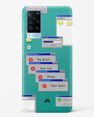 Too Many Open Tabs Hard Case Phone Cover (Vivo)