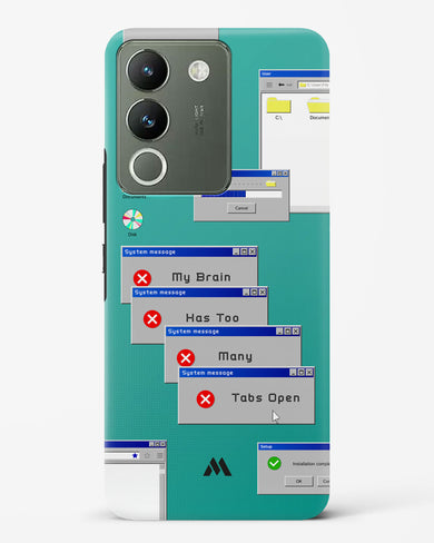Too Many Open Tabs Hard Case Phone Cover (Vivo)