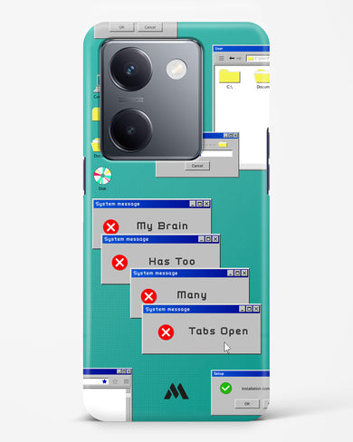 Too Many Open Tabs Hard Case Phone Cover (Vivo)