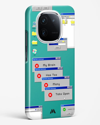 Too Many Open Tabs Hard Case Phone Cover (Vivo)