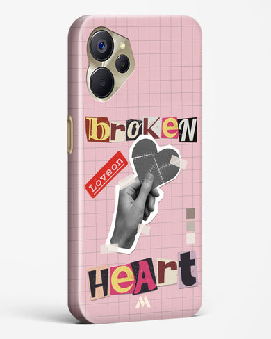 Love On Broken Heart Hard Case Phone Cover-(Realme)