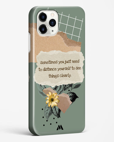 Distance Yourself Hard Case Phone Cover-(Apple)