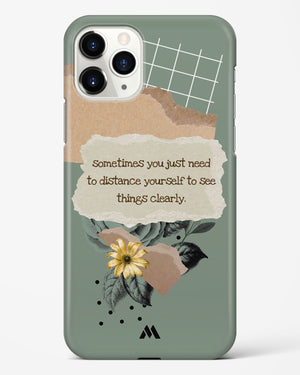 Distance Yourself Hard Case Phone Cover-(Apple)