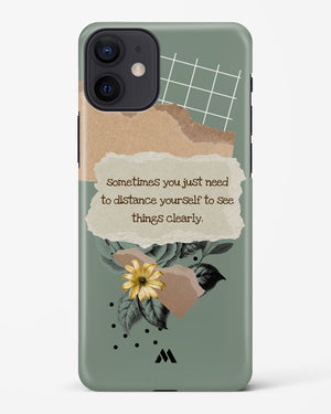 Distance Yourself Hard Case Phone Cover-(Apple)
