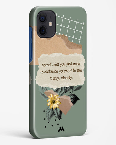 Distance Yourself Hard Case Phone Cover-(Apple)