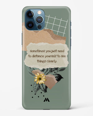 Distance Yourself Hard Case Phone Cover-(Apple)