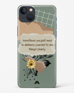 Distance Yourself Hard Case Phone Cover (Apple)