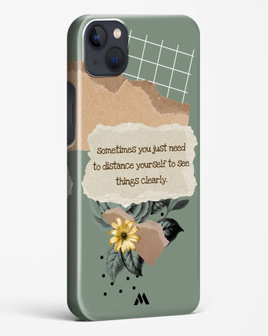 Distance Yourself Hard Case Phone Cover (Apple)