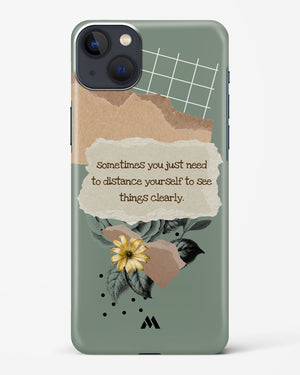 Distance Yourself Hard Case Phone Cover-(Apple)