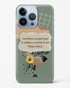 Distance Yourself Hard Case Phone Cover (Apple)