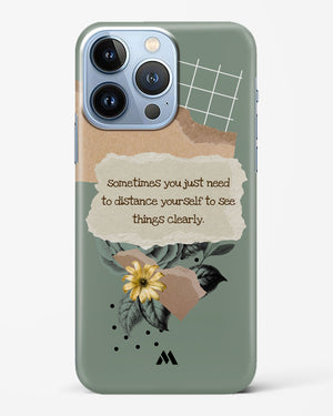 Distance Yourself Hard Case Phone Cover-(Apple)