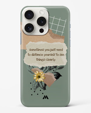 Distance Yourself Hard Case Phone Cover-(Apple)