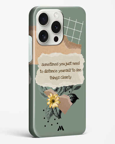 Distance Yourself Hard Case Phone Cover (Apple)