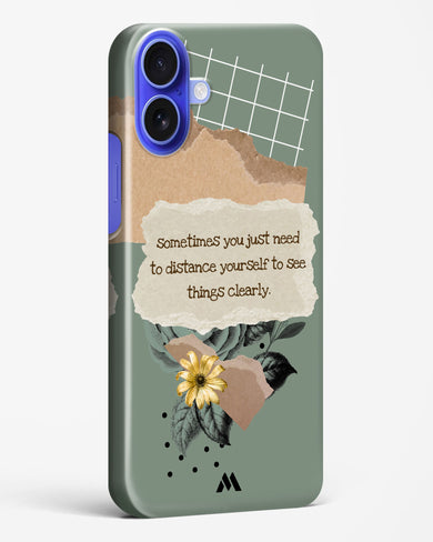 Distance Yourself Hard Case Phone Cover (Apple)