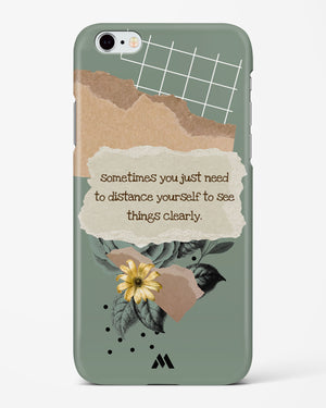 Distance Yourself Hard Case Phone Cover-(Apple)