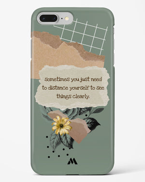Distance Yourself Hard Case Phone Cover (Apple)