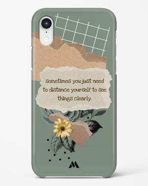 Distance Yourself Hard Case Phone Cover (Apple)