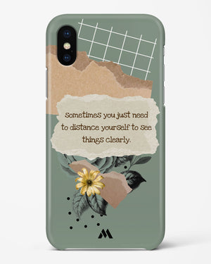 Distance Yourself Hard Case Phone Cover (Apple)