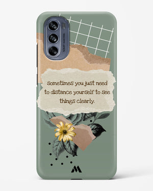 Distance Yourself Hard Case Phone Cover (Motorola)