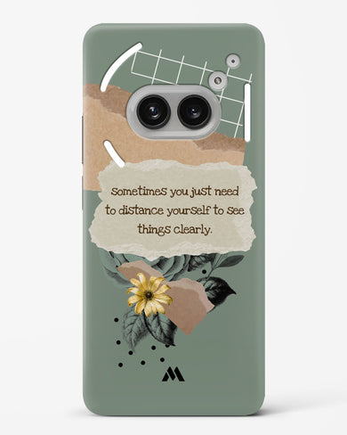Distance Yourself Hard Case Phone Cover (Nothing)