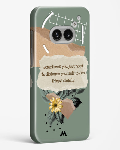Distance Yourself Hard Case Phone Cover (Nothing)