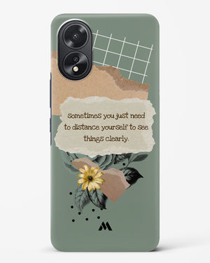 Distance Yourself Hard Case Phone Cover (Oppo)