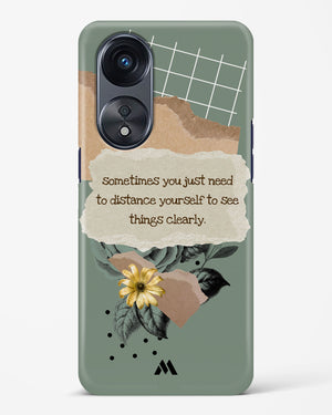 Distance Yourself Hard Case Phone Cover (Oppo)