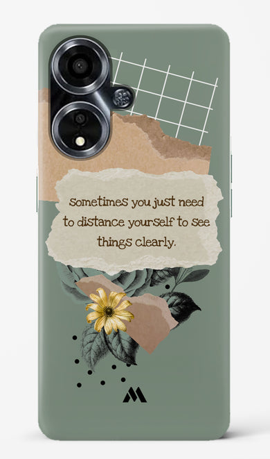 Distance Yourself Hard Case Phone Cover (Oppo)