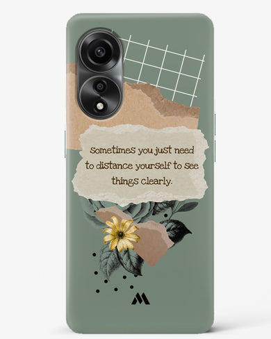 Distance Yourself Hard Case Phone Cover (Oppo)