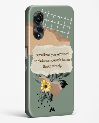 Distance Yourself Hard Case Phone Cover (Oppo)