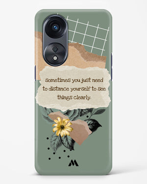 Distance Yourself Hard Case Phone Cover-(Oppo)