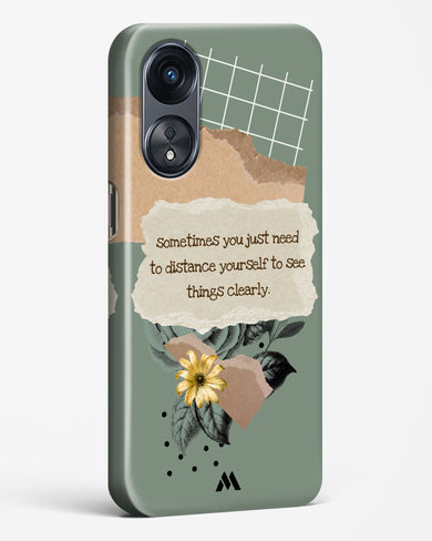 Distance Yourself Hard Case Phone Cover (Oppo)
