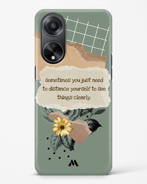 Distance Yourself Hard Case Phone Cover (Oppo)