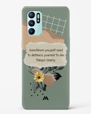 Distance Yourself Hard Case Phone Cover (Oppo)