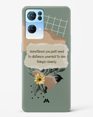 Distance Yourself Hard Case Phone Cover (Oppo)