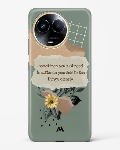 Distance Yourself Hard Case Phone Cover (Realme)